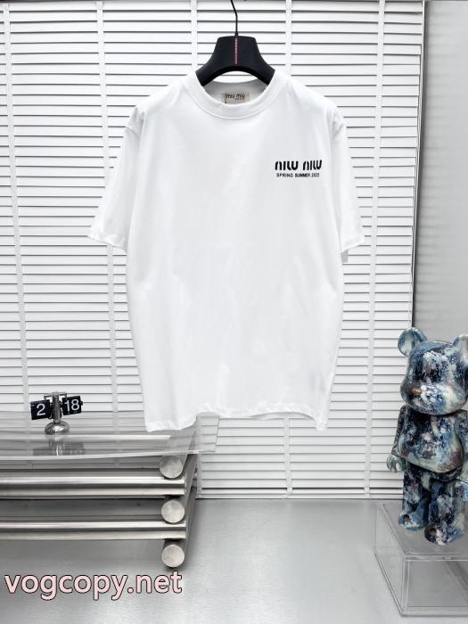 MIUMIU半袖Tシャツブランド アクセサリー 激安今だけSALE 最安値新作 欧米韓流/雑誌 _0_2