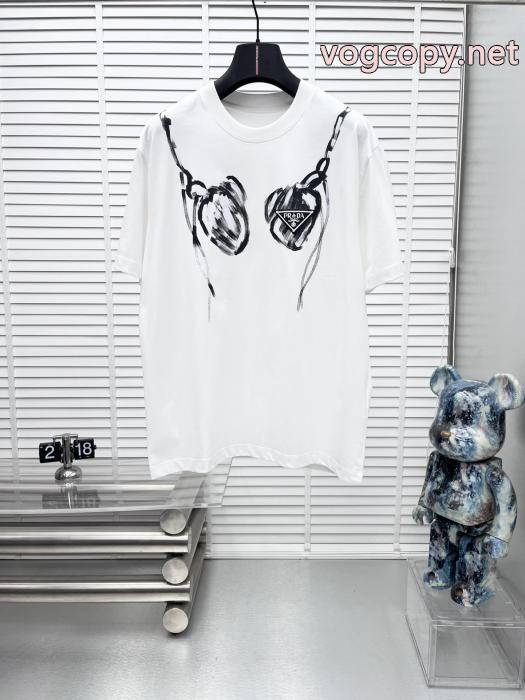 ブランド スーパー コピー半袖Tシャツ最新の2026アイテム 260％本物保証 今流行PRADA_0_1