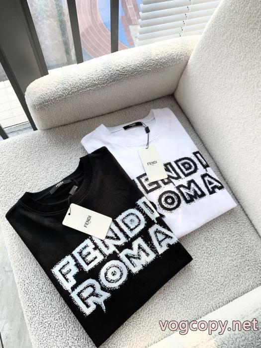 期間限定SALE 大注目　早い者勝ち オフィスにも半袖Tシャツ激安 ブランドFENDI_0_1