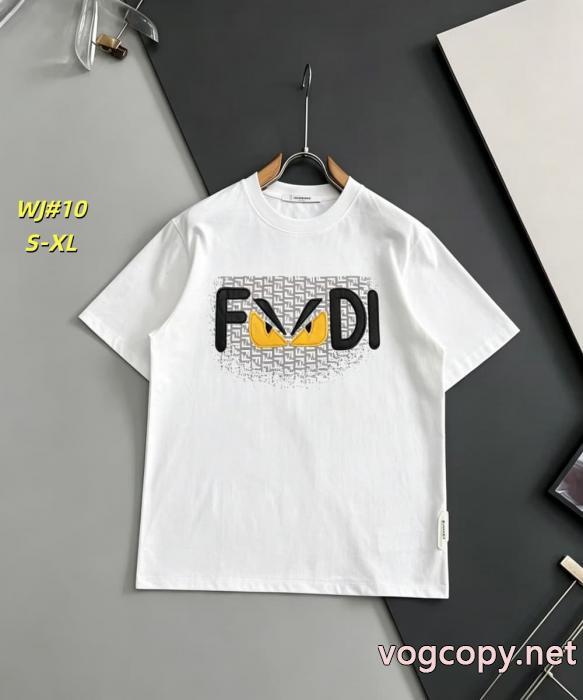 FENDI最新商品 高級感UP セレブ多数愛用スーパー コピー半袖Tシャツ_0_0