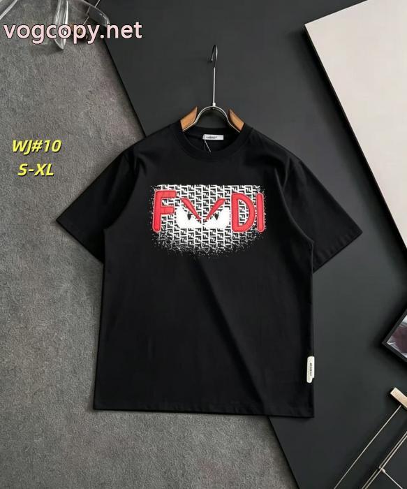 FENDI最新商品 高級感UP セレブ多数愛用スーパー コピー半袖Tシャツ_0_1