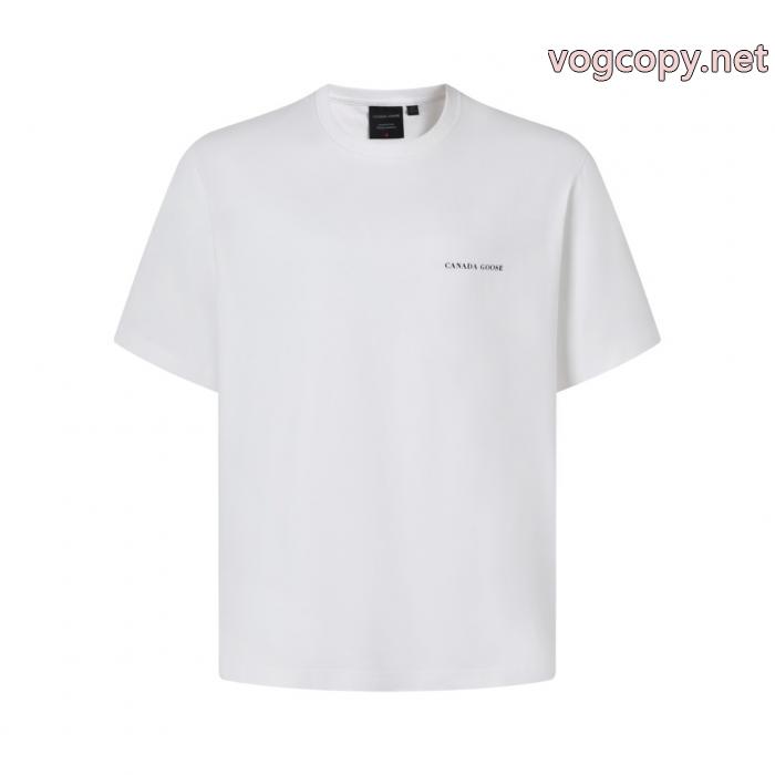 スーパー コピー半袖Tシャツ話題性が高い クラシックな雰囲気のトップス 高級感を演出Canada Goose_0_2