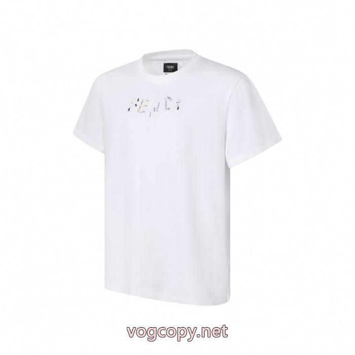 ブランド 激安FENDI品質保証定番 今年の大トレンド 洗練された雰囲気半袖Tシャツ_0_1