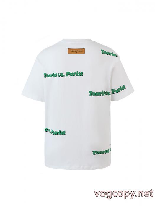 LOUIS VUITTON偽 ブランド半袖Tシャツお洒落な存在感  着回しアイテム 大人気で争奪戦_0_1