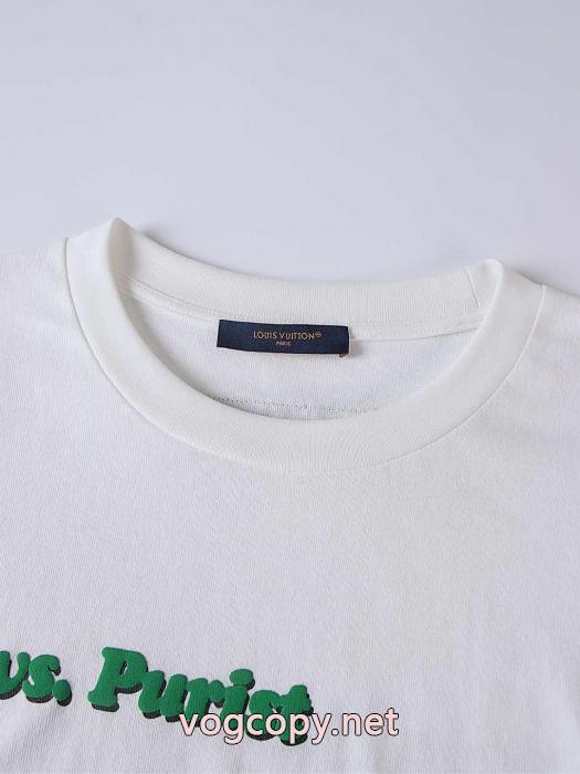 LOUIS VUITTON偽 ブランド半袖Tシャツお洒落な存在感  着回しアイテム 大人気で争奪戦_0_2