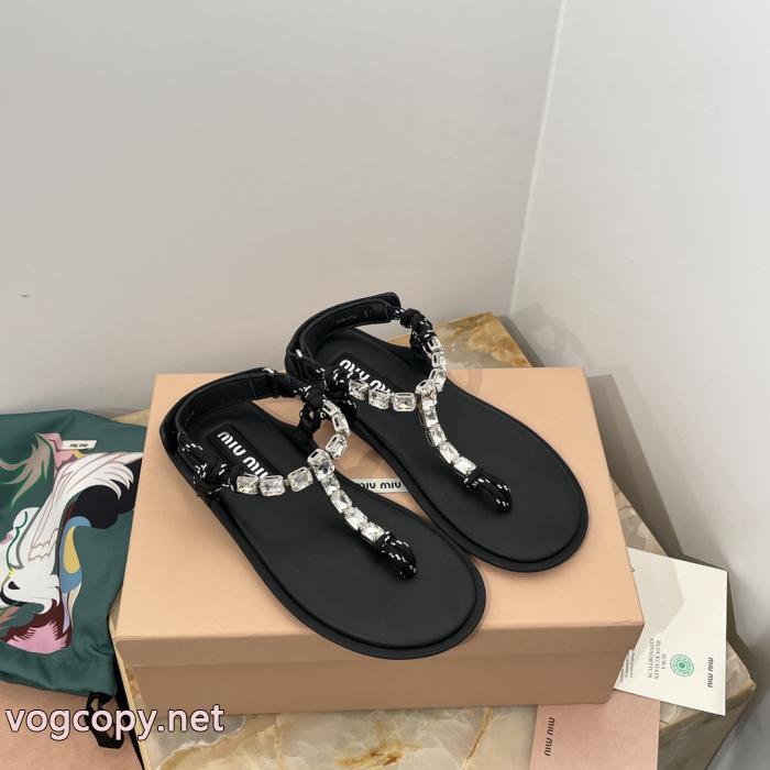 ブランド コピー 着払いMIUMIU 超目玉 大好評 定番人気商品サンダル._0_3
