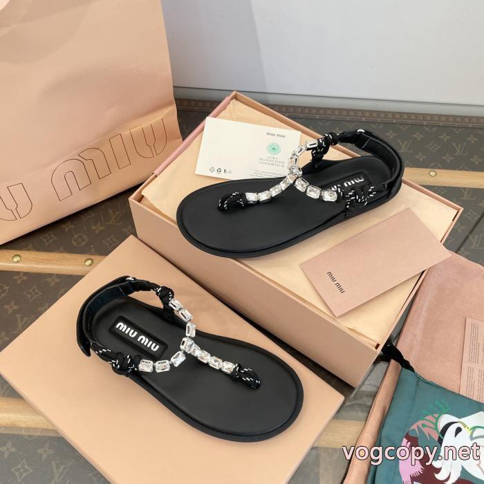 ブランド コピー 着払いMIUMIU 超目玉 大好評 定番人気商品サンダル._0_4