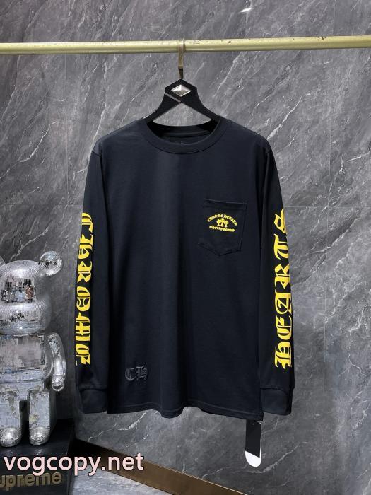 海外限定 話題の商品 お洒落度をアップさせる長袖Tシャツスーパー コピー ブランド 通販CHROME HEARTS_0_0