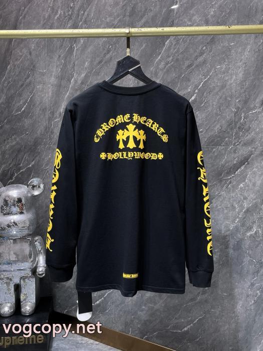 海外限定 話題の商品 お洒落度をアップさせる長袖Tシャツスーパー コピー ブランド 通販CHROME HEARTS_0_3