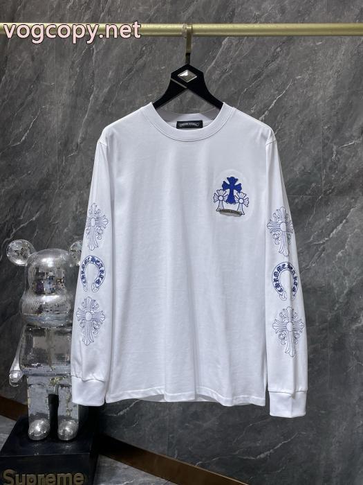 好評品 着回し力抜群大人気 新登場長袖Tシャツスーパー コピー メンズCHROME HEARTS_0_1