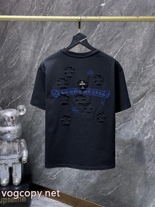 安定した質感 ポップ 2026人気新色が登場半袖TシャツCHROME HEARTSスーパー コピー メンズ_0_3