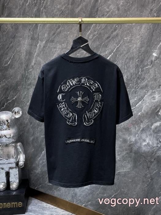 CHROME HEARTS洗練された雰囲気 夏の必須アイテムを 人気新作ブランド 通販店半袖Tシャツ_0_2