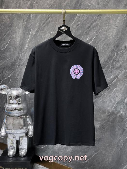 半袖Tシャツ人気アイドルオススメ 華やかな印象に 話題の新作到着ブランド スーパー コピー 店舗CHROME HEARTS_0_3