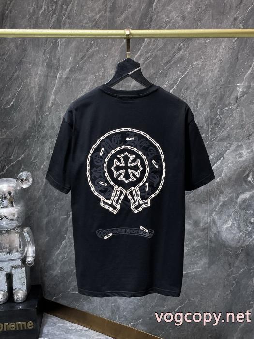 話題の新作 主役級アイテム 本季新作2026最新半袖TシャツCHROME HEARTSブランド コピー 品_0_1