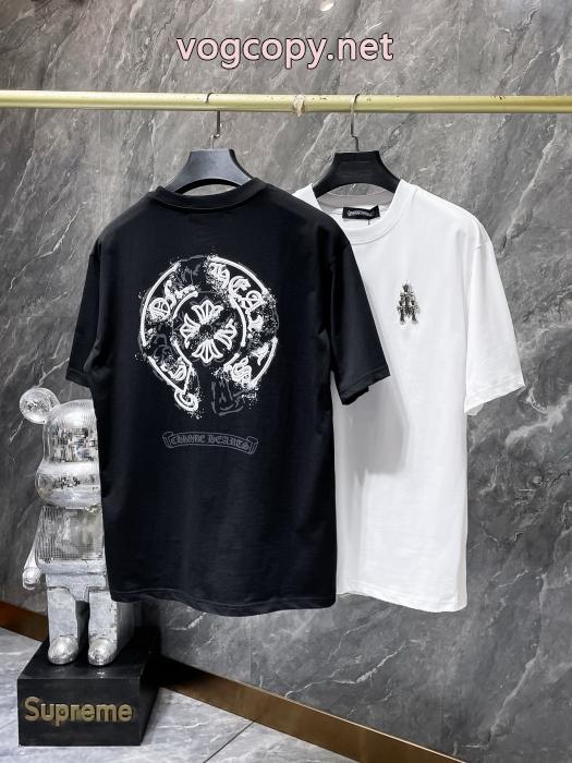 ポップ 先行入荷 国内即納偽 ブランド 販売CHROME HEARTS半袖Tシャツ_0_0