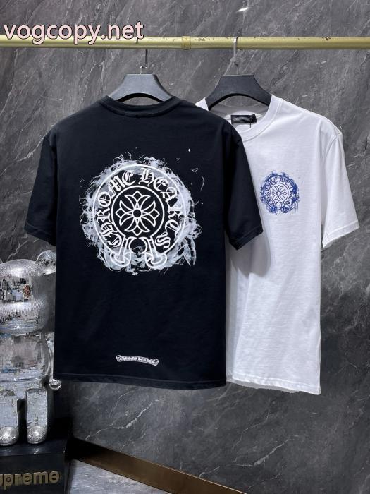 ブランド 通販CHROME HEARTS半袖Tシャツレビュー高い オシャレ 大注目　早い者勝ち_0_4