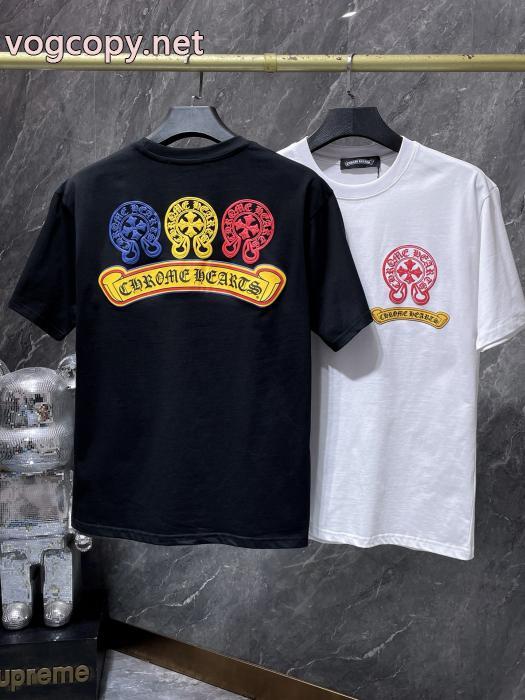 半袖Tシャツ通販 ブランドCHROME HEARTS注目される 魅力的 今年のトレンドのシルエット_0_2