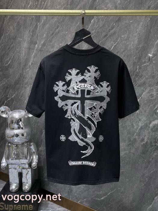 CHROME HEARTS半袖Tシャツ通販限定商品 定番モデル 素敵な夏の定番アイテム通販 ブランド_0_3