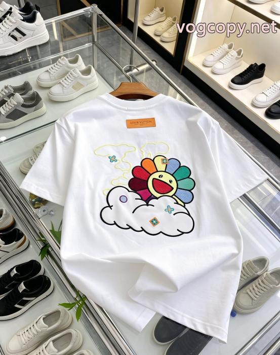 激安 ブランド 通販半袖TシャツLOUIS VUITTONおしゃれ流行 SALEお得にGET 26新作限定版プリント_0_0