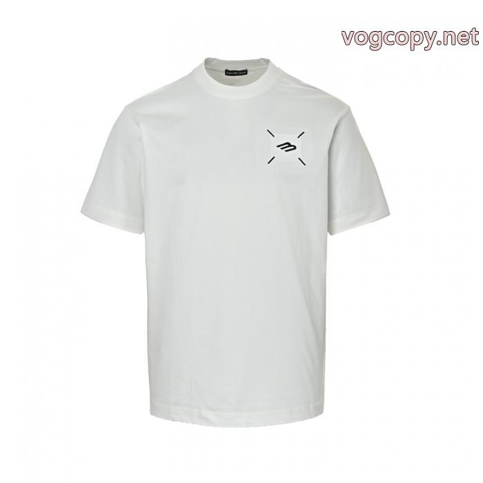 ブランド コピー 着払い高級感が溢れた 軽やかな素材感 HOT大人気BALENCIAGA半袖Tシャツ_0_0