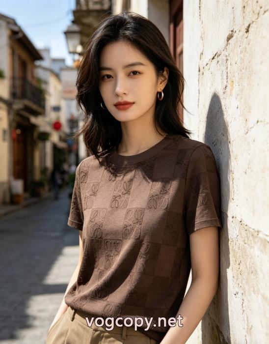 スーパー コピー 安心LOEWEロゴが印象的 人気定番大人気 優れもの半袖Tシャツ_0_5