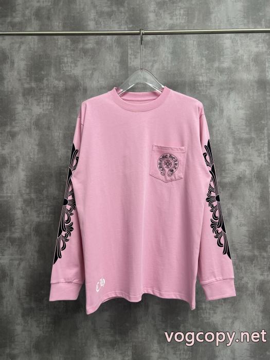 長袖Tシャツ激安 ブランド 通販一枚でかわいい プレゼントにも 存在感のある CHROME HEARTS_0_2