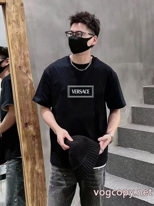 VERSACE半袖Tシャツ男女共用 選べる極上 2026新作　スマート一枚ブランド コピー s 級_0_3
