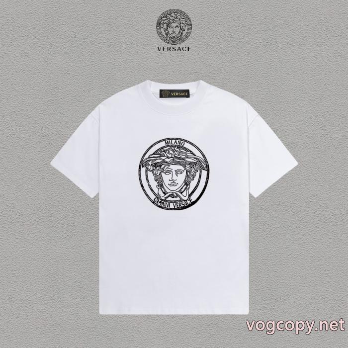ブランド 偽物 激安 通販安心の国内配送 希少入荷 円高還元Sale半袖TシャツVERSACE_0_1
