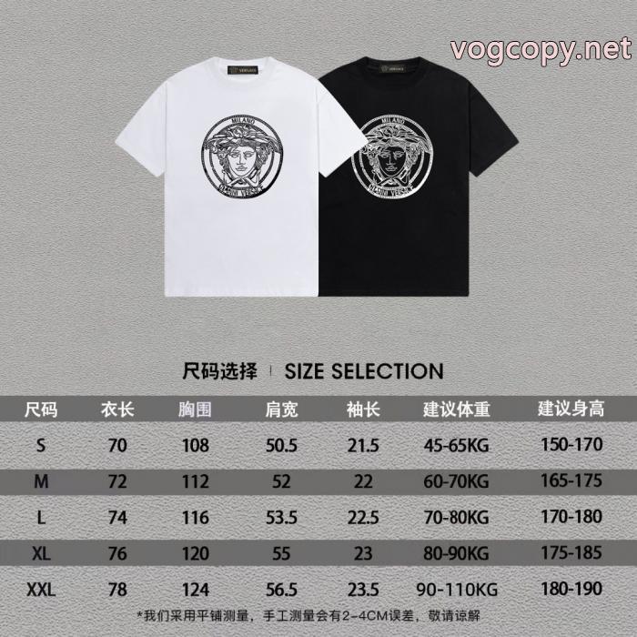 ブランド 偽物 激安 通販安心の国内配送 希少入荷 円高還元Sale半袖TシャツVERSACE_0_4