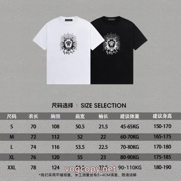 数量限定先行入荷 きれいめ派に上質 人気雑誌掲載ブランド コピー 着払い半袖Tシャツヴェルサーチ_0_3