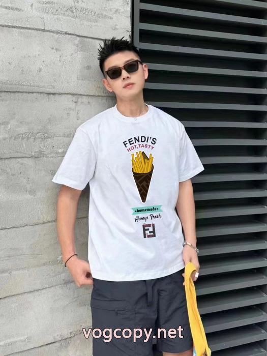 半袖TシャツFENDI定番人気 心がときめく新作 格好良い偽 ブランド 販売_0_0