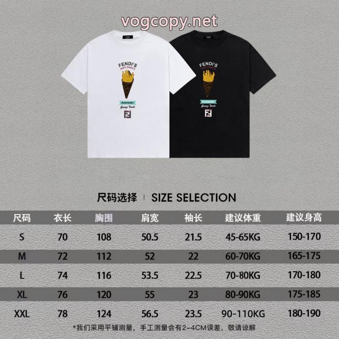 半袖TシャツFENDI定番人気 心がときめく新作 格好良い偽 ブランド 販売_0_3