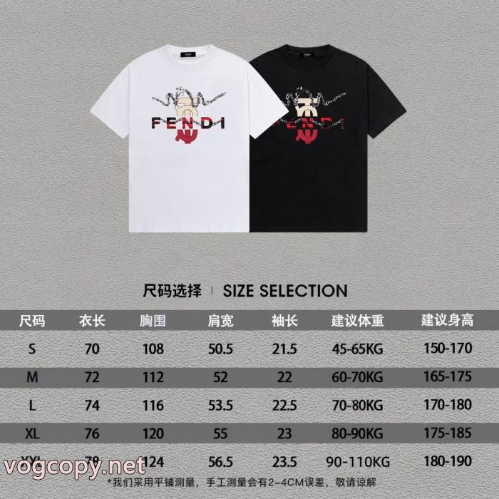 ブランド 品 激安 通販好感度265％ 海外大人気 超優秀FENDI半袖Tシャツ_0_3