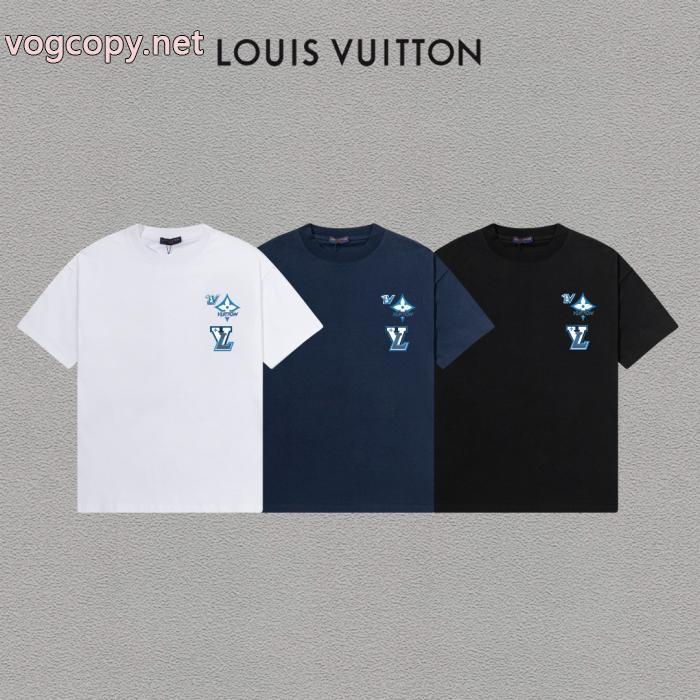 話題人気商品 大人カジュアル シンプルに着こなしたいLOUIS VUITTON偽 ブランド 販売半袖Tシャツ_0_3