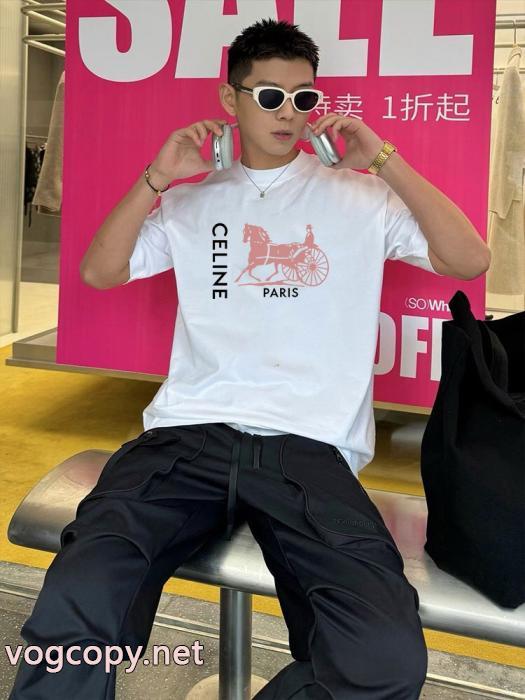 CELINE新商品数量限定 数量限定SALE 上品キレイ偽物 ブランド 激安半袖Tシャツ_0_0