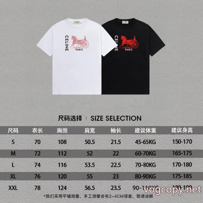 CELINE新商品数量限定 数量限定SALE 上品キレイ偽物 ブランド 激安半袖Tシャツ_0_4