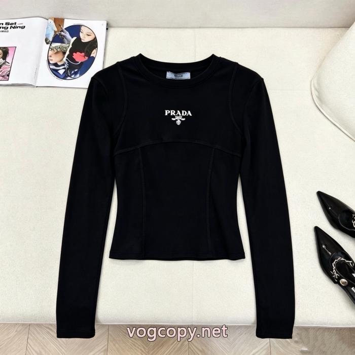 2026季新作品 人気モデル商品 最近人気一番！長袖Tシャツプラダコピー 商品 通販_0_1