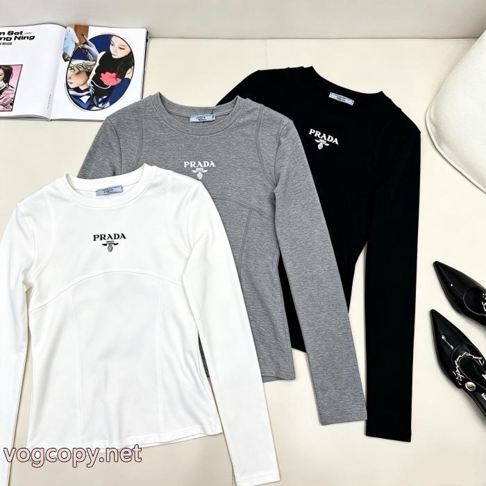 2026季新作品 人気モデル商品 最近人気一番！長袖Tシャツプラダコピー 商品 通販_0_2
