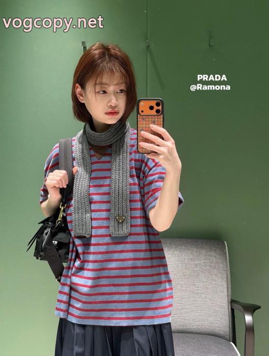 半袖Tシャツコピー 品 販売新作数量限定セール 使いやすい 数量限定在庫限りプラダ_0_3