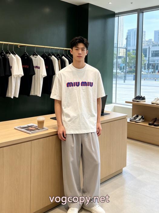 Tシャツブランド コピー 激安ミュウミュウ26SS海外直営 秀逸アイテム 数量限定特売品._0_0