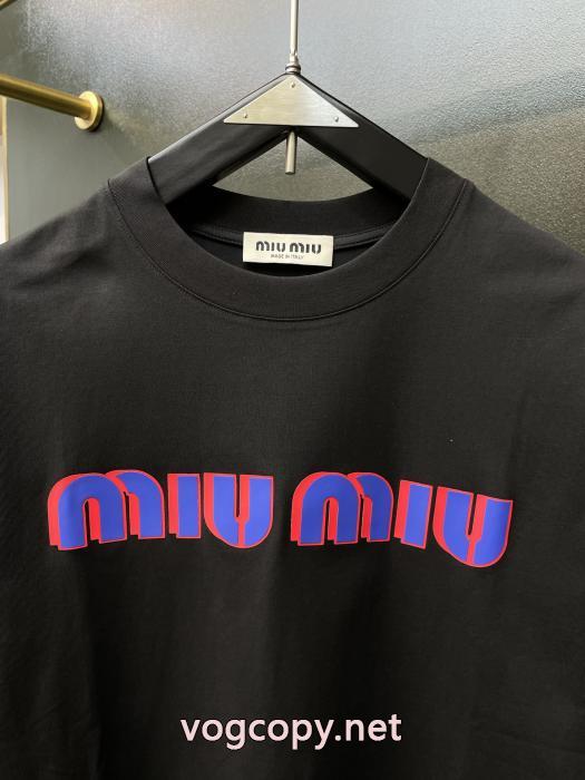 Tシャツブランド コピー 激安ミュウミュウ26SS海外直営 秀逸アイテム 数量限定特売品._0_5