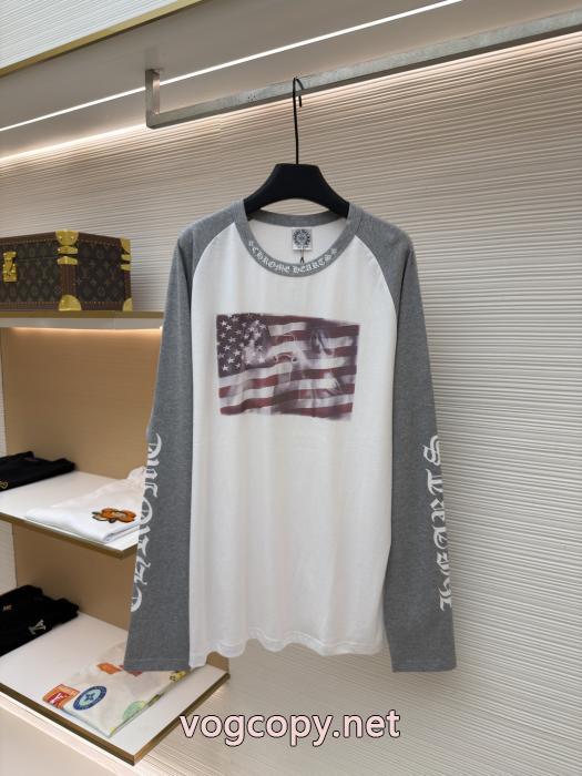 CHROME HEARTS全民望むな新作 2026定番新作 アイドル着用長袖Tシャツコピー ブランド 販売_0_2