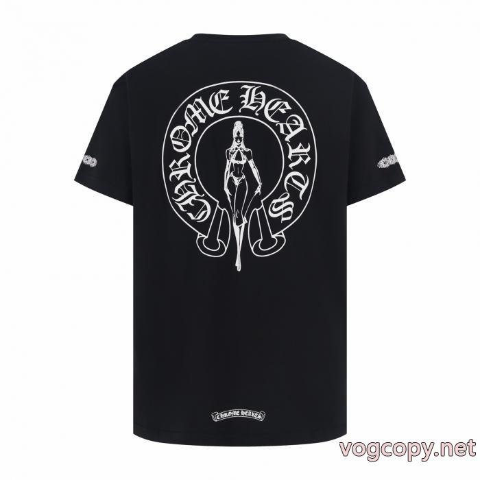 スーパー コピー ブランド 専門店半袖TシャツCHROME HEARTSファション性の高い 高級感溢れるデザイン 人気セール低価_0_0