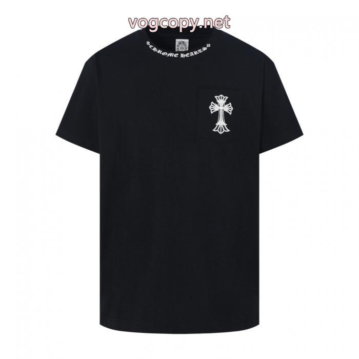 超高機能 最新コレクション 爆発的通販コピー ブランド 通販 安心半袖TシャツCHROME HEARTS_0_1