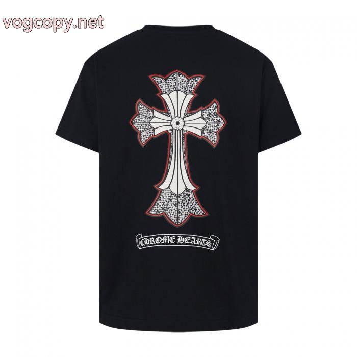 超高機能 最新コレクション 爆発的通販コピー ブランド 通販 安心半袖TシャツCHROME HEARTS_0_2