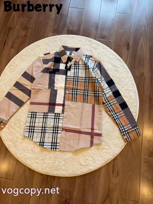 ブランド コピー 通販長袖シャツBURBERRY現代的な印象 大人の定番 優秀なアイテム_0_1