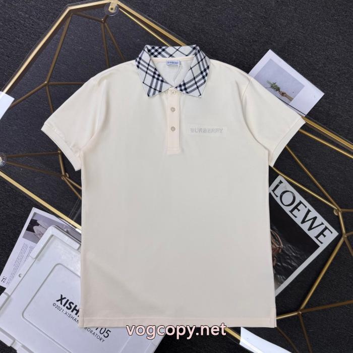 BURBERRY完売間近 圧倒的人気 軽くて嬉しいスーパー コピー 通販 優良半袖poloTシャツ_0_1