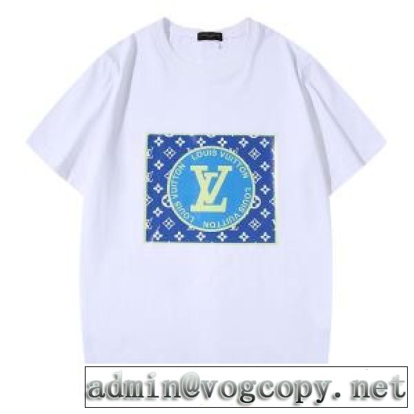 おしゃれに大人の必見 2色可選 半袖Tシャツ 驚きのプライス ルイ ヴィトン LOUIS VUITTONvogcopy.net sn:GvySba