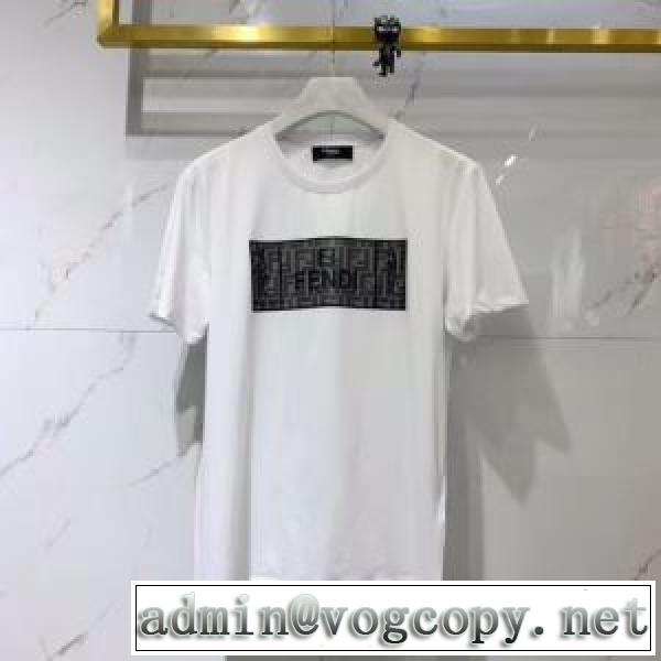 驚きのプライス 半袖Tシャツ 大人の新作こそ フェンディ 2色可選 FENDI おしゃれに大人の必見vogcopy.net sn:4nCyui