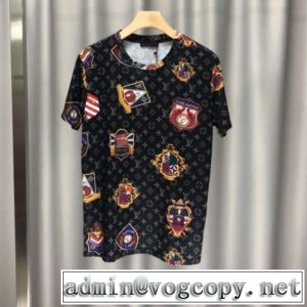最もオススメ 半袖Tシャツ 確定となる上品 ルイ ヴィトン LOUIS VUITTON 海外でも大人気vogcopy.net sn:iiiSPv